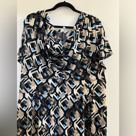 Anna Scholz dress 70’s style maxi stretch Dress 07. - Picture 6 of 16